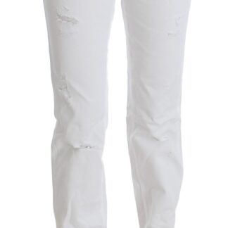 Costume National - Chic Gray Slim-Fit Designer Jeans