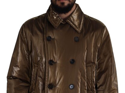 Dolce & Gabbana - Elegant Bronze Double-Breasted Jacket