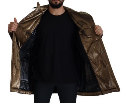 Dolce & Gabbana - Elegant Bronze Double-Breasted Jacket