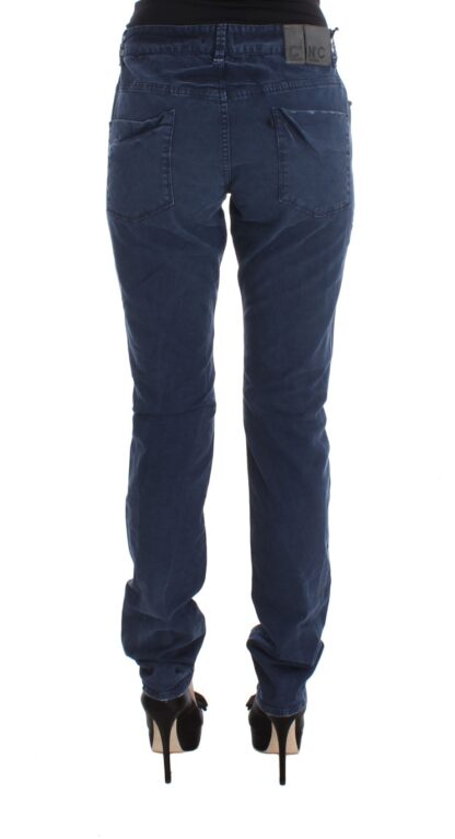 Costume National - Chic Regular Fit Blue Denim Jeans