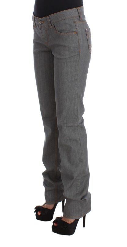 Costume National - Elegant Gray Regular Fit Jeans