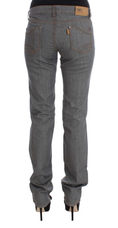 Costume National - Elegant Gray Regular Fit Jeans