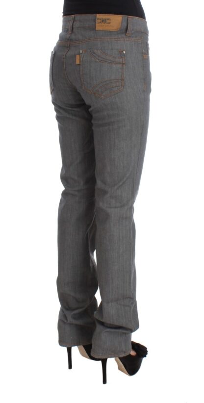 Costume National - Elegant Gray Regular Fit Jeans