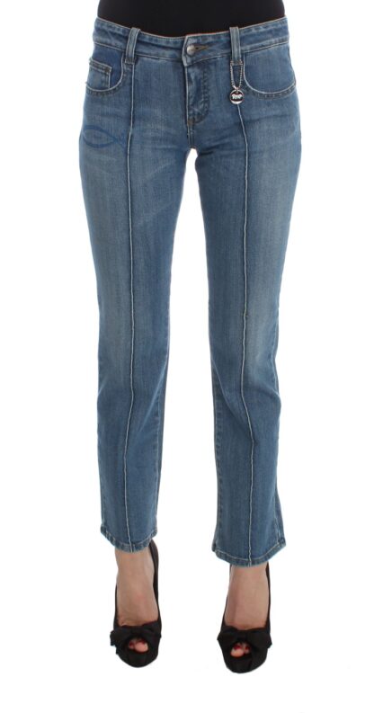 Costume National - Chic Slim Fit Blue Jeans for the Modern Woman