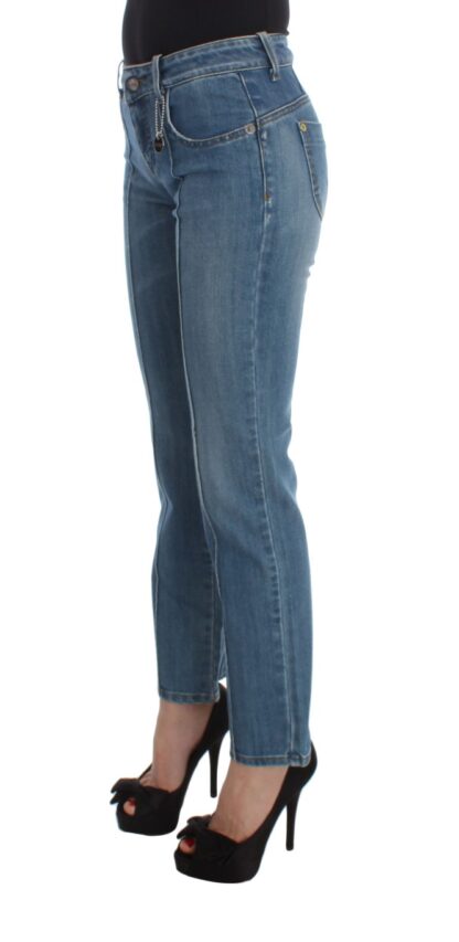 Costume National - Chic Slim Fit Blue Jeans for the Modern Woman