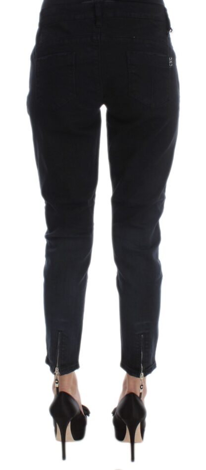 Costume National - Sleek Slim Fit Black Denim Jeans