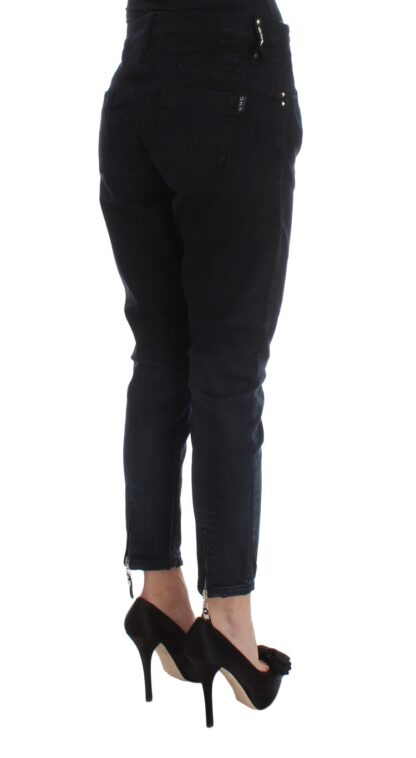 Costume National - Sleek Slim Fit Black Denim Jeans