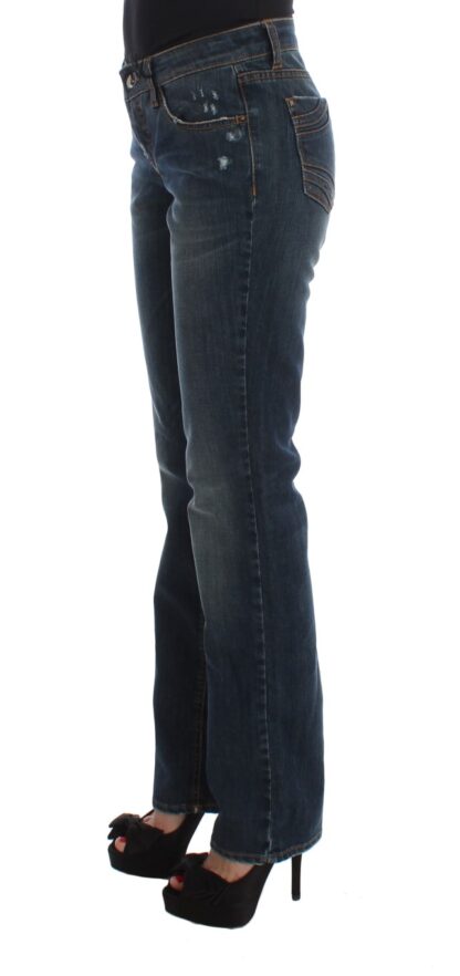 Costume National - Chic Blue Regular Fit Designer Jeans