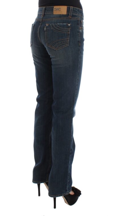 Costume National - Chic Blue Regular Fit Designer Jeans