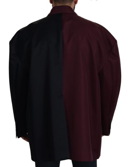 Dolce & Gabbana - Elegant Bordeaux Double-Breasted Jacket