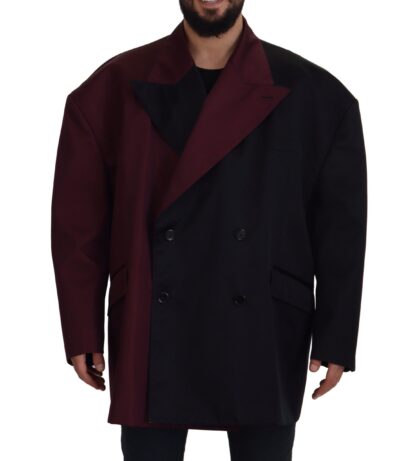 Dolce & Gabbana - Elegant Bordeaux Double-Breasted Jacket