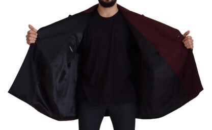 Dolce & Gabbana - Elegant Bordeaux Double-Breasted Jacket