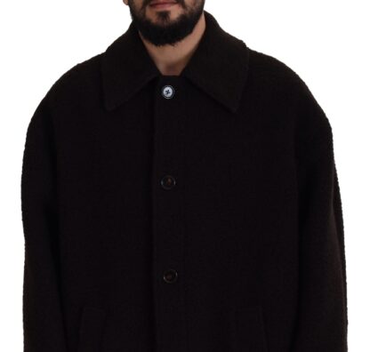 Dolce & Gabbana - Elegant Black Alpaca Wool Blend Jacket