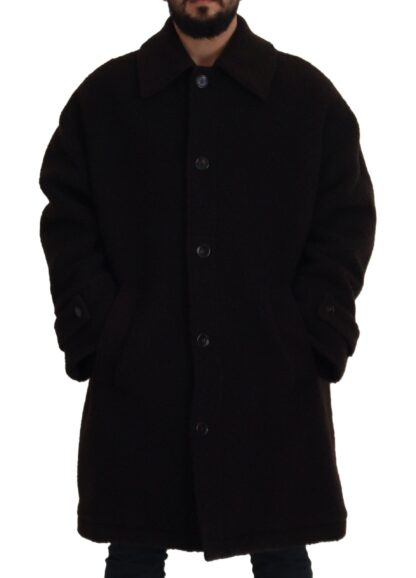 Dolce & Gabbana - Elegant Black Alpaca Wool Blend Jacket