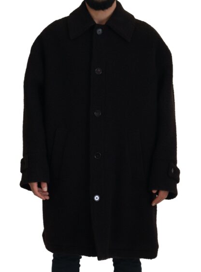 Dolce & Gabbana - Elegant Black Alpaca Wool Blend Jacket