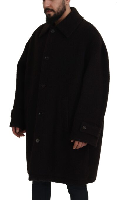 Dolce & Gabbana - Elegant Black Alpaca Wool Blend Jacket