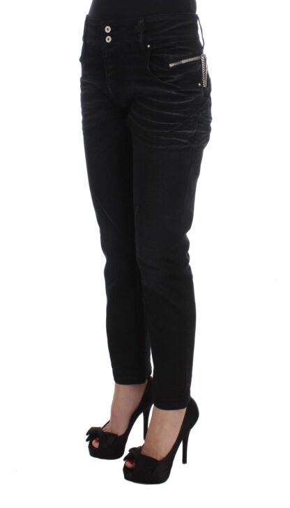 Costume National - Elegant Black Slouchy Fit Jeans for Trendsetters