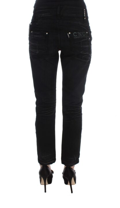 Costume National - Elegant Black Slouchy Fit Jeans for Trendsetters