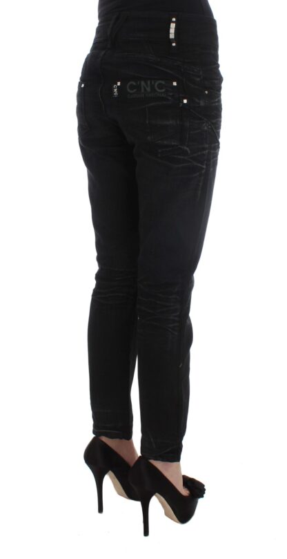 Costume National - Elegant Black Slouchy Fit Jeans for Trendsetters