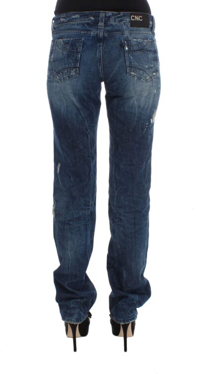 Costume National - Chic Blue Regular Fit Denim