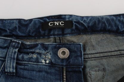 Costume National - Chic Blue Regular Fit Denim