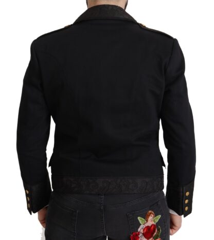 Dolce & Gabbana - Elegant Black Double Breasted Jacket