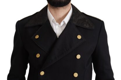 Dolce & Gabbana - Elegant Black Double Breasted Jacket