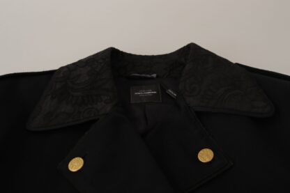 Dolce & Gabbana - Elegant Black Double Breasted Jacket