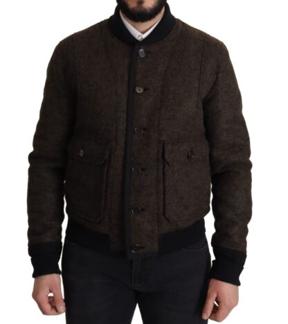 Dolce & Gabbana - Elegant Alpaca Blend Bomber Jacket