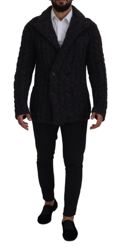 Dolce & Gabbana - Elegant Double-Breasted Wool-Cashmere Coat