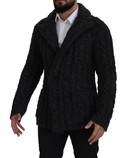 Dolce & Gabbana - Elegant Double-Breasted Wool-Cashmere Coat