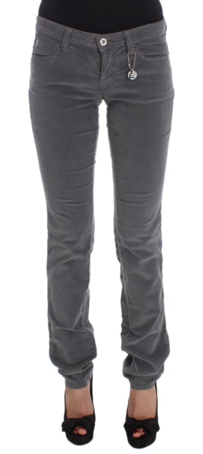 Costume National - Sleek Super Slim Gray Jeans