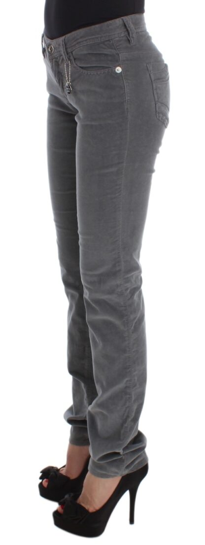 Costume National - Sleek Super Slim Gray Jeans