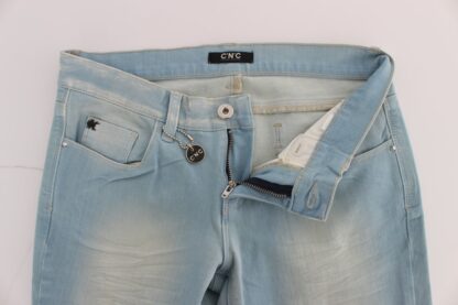 Costume National - Chic Super Slim Blue Jeans