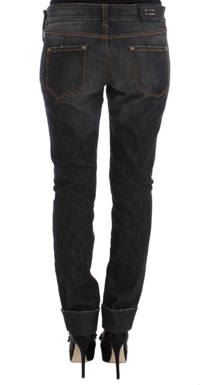 Ermanno Scervino - Chic Slim Fit Gray Wash Jeans