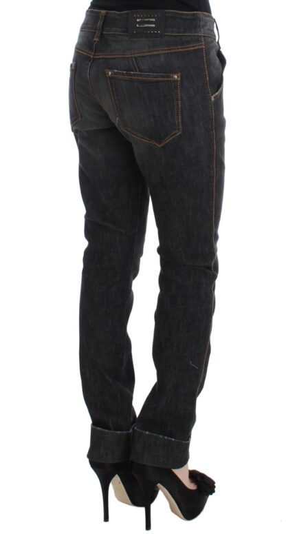 Ermanno Scervino - Chic Slim Fit Gray Wash Jeans