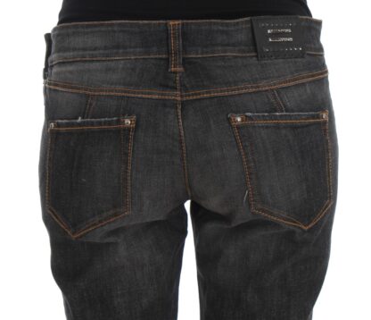 Ermanno Scervino - Chic Slim Fit Gray Wash Jeans