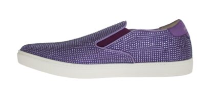 Dolce & Gabbana - Elegant Purple Strass Fashion Sneakers