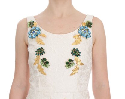 Dolce & Gabbana - Elegant Floral Brocade Sheath Dress