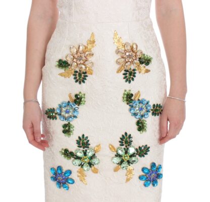 Dolce & Gabbana - Elegant Floral Brocade Sheath Dress