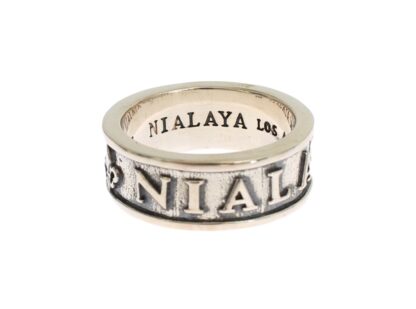 Nialaya - Elegant Sterling Silver Men's Statement Ring