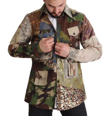 Dolce & Gabbana - Patchwork Camouflage Casual Shirt