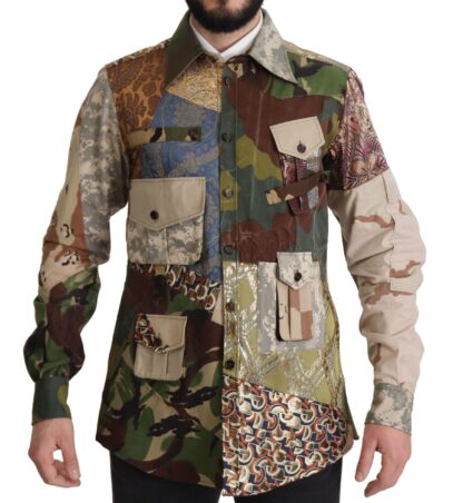 Dolce & Gabbana - Patchwork Camouflage Casual Shirt