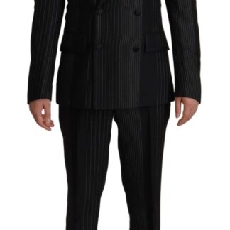 Dolce & Gabbana - Elegant Silver Patterned Slim Fit Suit