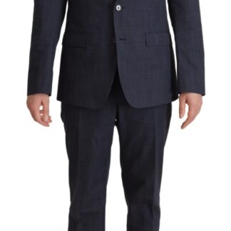 Dolce & Gabbana - Elegant Black Striped Slim Fit Two-Piece Suit