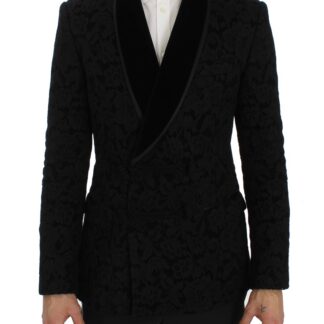 Dolce & Gabbana - Elegant Slim Fit Black Wool Blazer