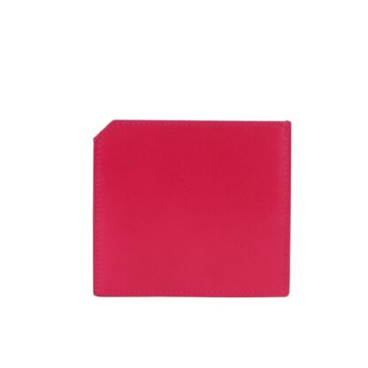 Saint Laurent - Saint Laurent Paris Fuchsia Leather Card Holder