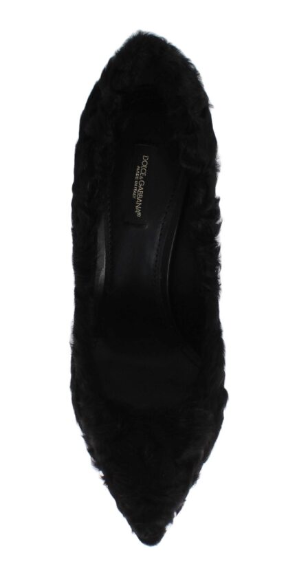 Dolce & Gabbana - Elegant Pumps in Luxe Xiangao Fur Leather