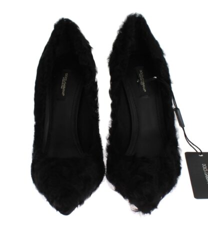 Dolce & Gabbana - Elegant Pumps in Luxe Xiangao Fur Leather