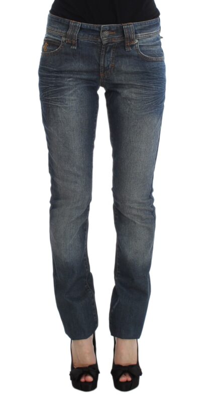 John Galliano - Chic Slim Fit Blue Jeans